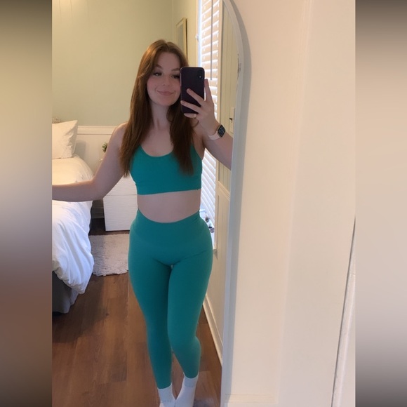 NVGTN seamless turquoise matching set small - Picture 3 of 11